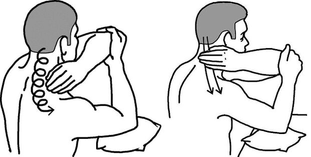 Auto -massagem para osteocondrose do pescoço