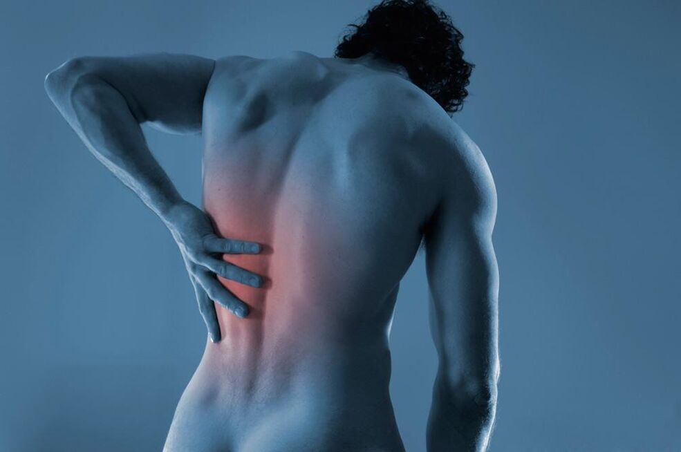 dor nas costas com osteocondrose torácica foto 2
