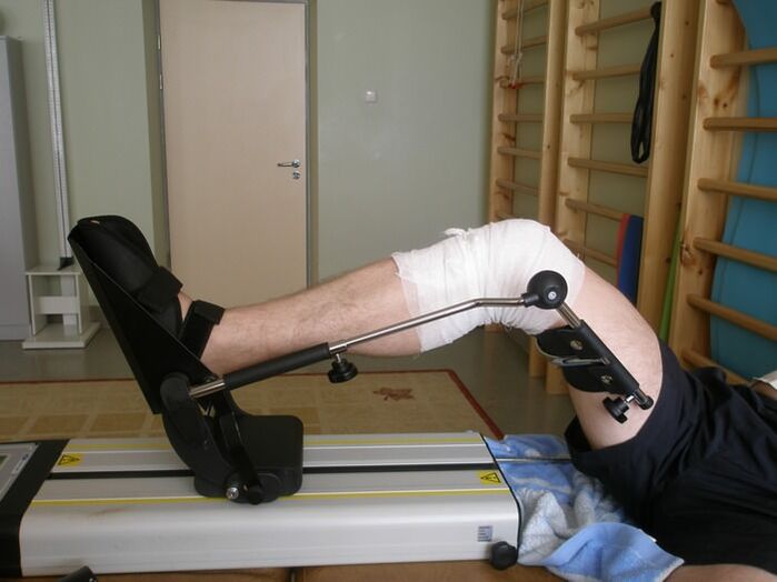 reabilitação após cirurgia para dor no joelho